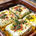 Überbackener Feta