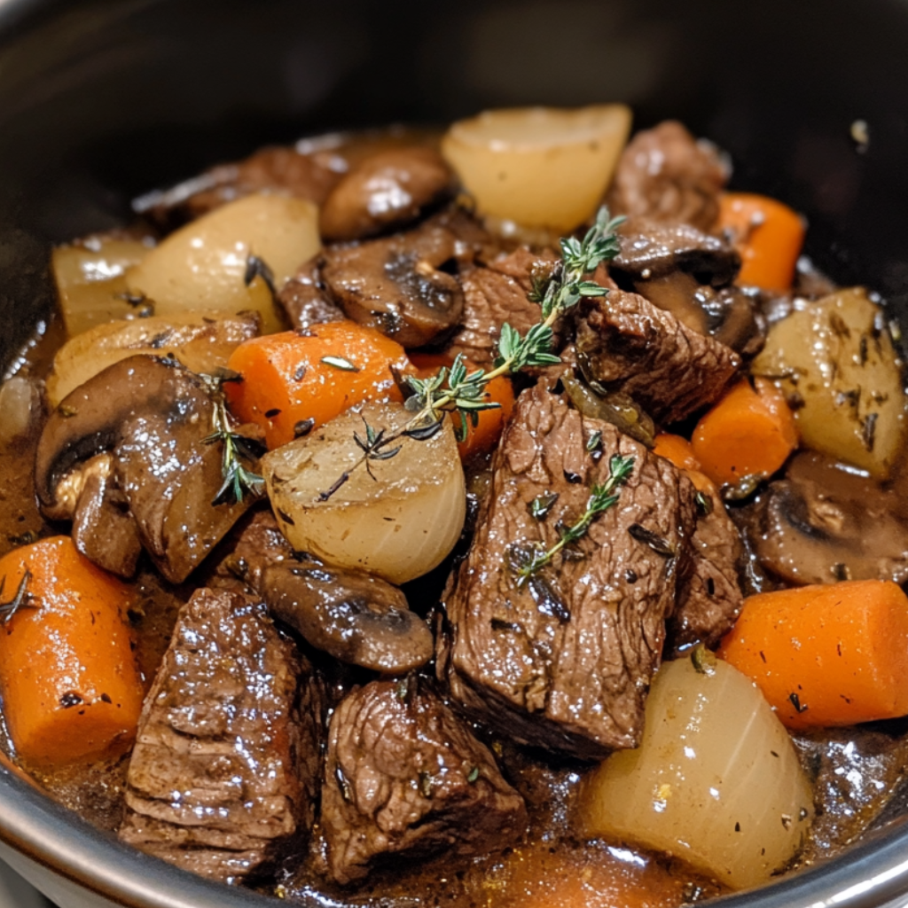 Rindfleisch Bourguignon